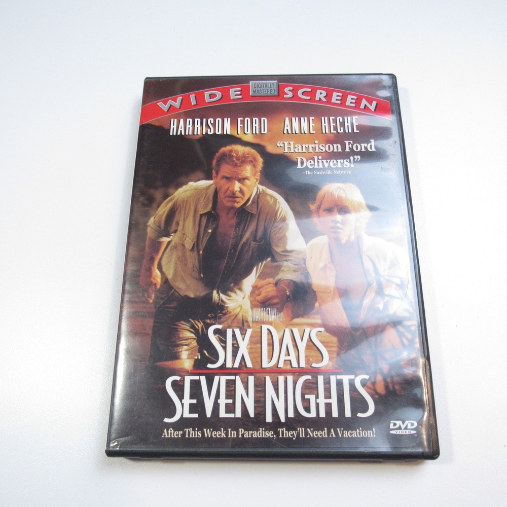Six Days Seven Nights DVD Widescreen Harrison Ford Anne‎ Heche Action Comedy